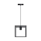 Lampadario a Sospensione in Metallo Attacco E27 Max 40W