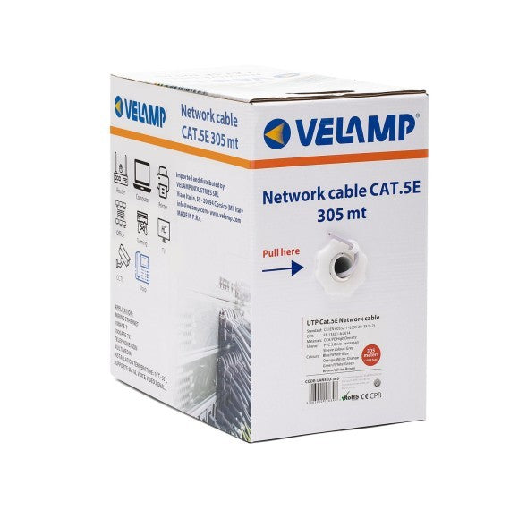 Cavo di Rete CAT5E UTP in Pull Box al Metro