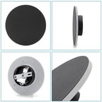 Applique a Led in Metallo Nera da 12W 6500k Luce Fredda D. 25cm