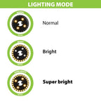 Luce da Ombrellone 24 + 4 LED Funziona con 4 pile AA non Fornite