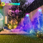 Faro Proiettore Led 30W Nero IP65 RGB Luce Regolabile e Dimmerabile con Telecomando