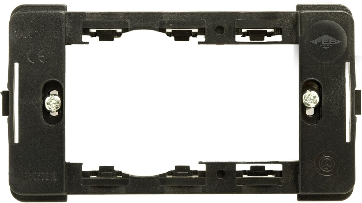 Supporto 3 Posti Unel + 1 Posto Feb Serie TL Compatibili Bticino Living Classic