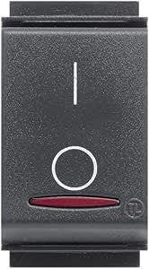 Interruttore Illuminato Bipolare Feb Serie TL Compatibili Bticino Living Classic