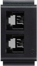 Presa Telefonica Doppia RJ11 Feb Serie TL Compatibili Bticino Living Classic