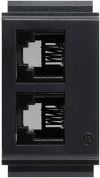 Presa Telefonica Doppia RJ11 Feb Serie TL Compatibili Bticino Living Classic
