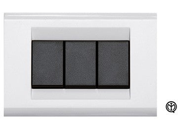 Placca Bianca Compatibile Bticino Living Classic Serie TL Feb