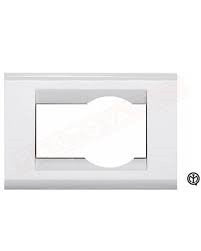 Placca Bianca Compatibile Bticino Living Classic Serie TL Feb