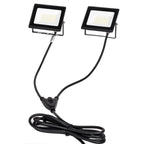 Set di Fari Led 2 x 30W + Treppiede Estensibile 60-160 cm Con Cavo 3mt