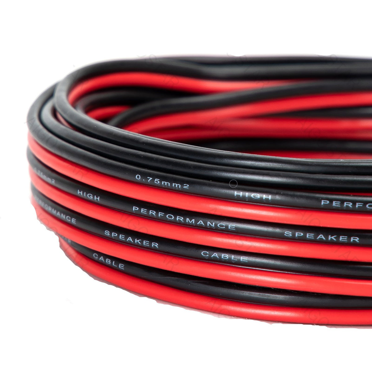 Cavo Audio Piattina Rosso Nero 2 x 0,75 mmq 5 Metri