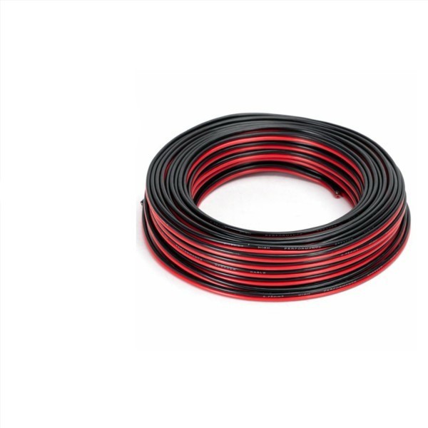 Cavo Audio Piattina Rosso Nero 2 x 0,75 mmq 20 Metri