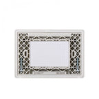 Placca Copertura Stagna Idrobox 3 Moduli Grigia IP55 Compatibile Vimar Plana