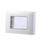 Placca Copertura Stagna Idrobox 3 Moduli Grigia IP55 Compatibile Vimar Plana