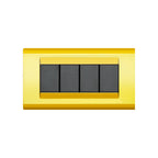 Placca Oro Compatibile Bticino Living Classic Serie TL Feb
