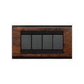 Placca Color Radica in Legno Compatibile Bticino Living Classic Serie TL Feb