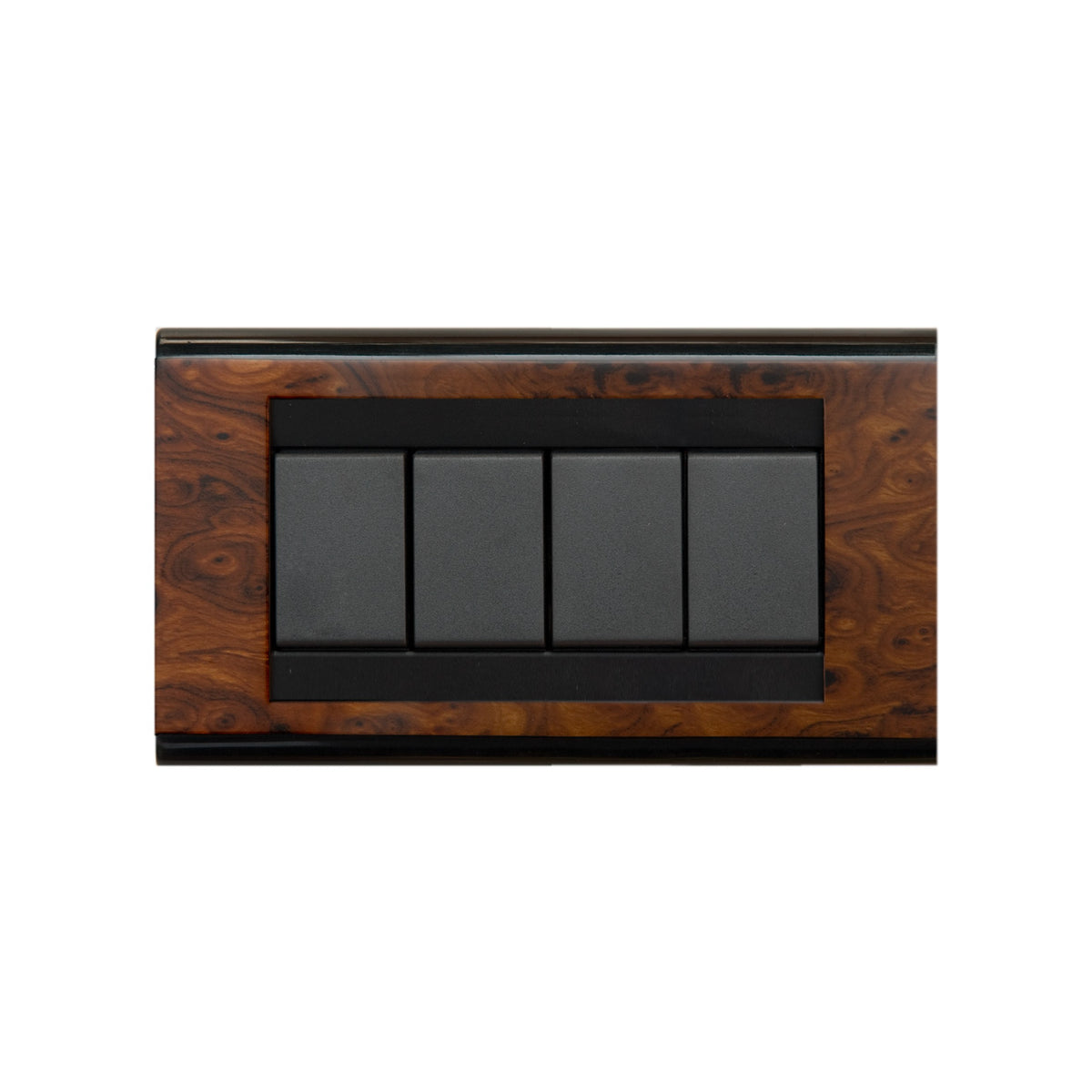 Placca Color Radica in Legno Compatibile Bticino Living Classic Serie TL Feb