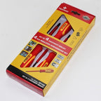 Set di 4 Cacciaviti Isolati 1 Piatto + 2 a Croce + Tester Professionali