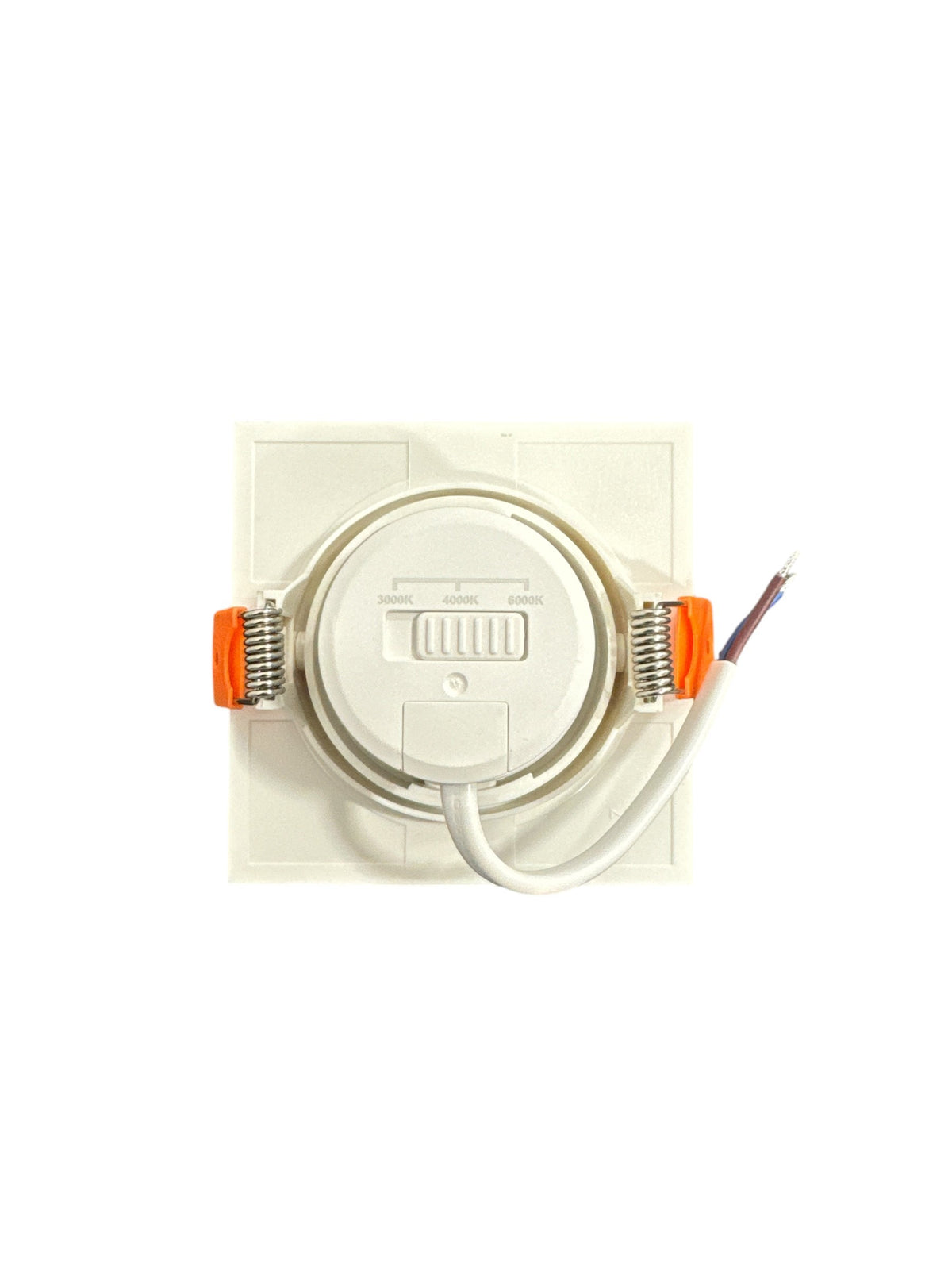 Downlight Led Da Incasso Quadrato Orientabile 7W CCT Foro ø70mm 560 Lumen