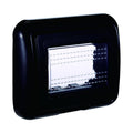 Placca Idrobox 3 Moduli Nera IP55 Compatibile Bticino Living Light