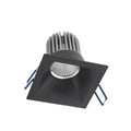 Faretto Da Incasso Fisso Quadrato Nero Per GU10 GU5.3 XKONE Arelux