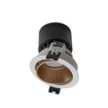 Faretto Da Incasso Rotondo Orientabile XPOLI Arelux Bianco/Oro Per GU10 o GU5.3