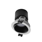 Faretto Da Incasso Rotondo Orientabile XPOLI Arelux Bianco/Nero Per GU10 o GU5.3