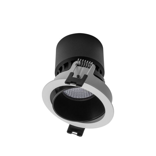 Faretto Da Incasso Rotondo Orientabile XPOLI Arelux Bianco/Nero Per GU10 o GU5.3