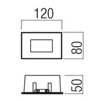 Segnapasso XFADE Arelux IP65 Luce Naturale 4000K 3W 170LM