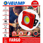 Proiettore Faro Lampada da Lavoro 10W LED 6000K  Ricaricabile FARGO