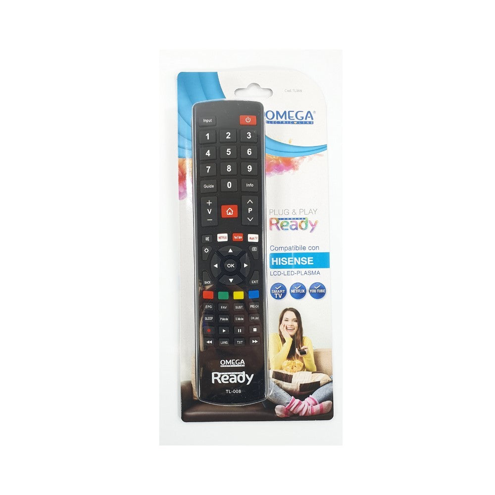 Telecomando Pronto All'uso Per TV Hisense Senza Programmazione