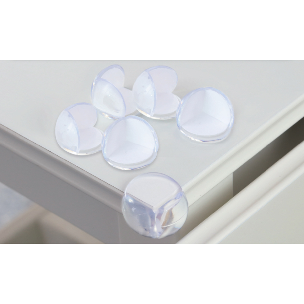 Paraspigoli Adesivo Protezione Angoli Arrotondati in Silicone XL- Set 6 Pz