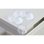 Paraspigoli Adesivo Protezione Angoli Arrotondati in Silicone - Set 8 Pz