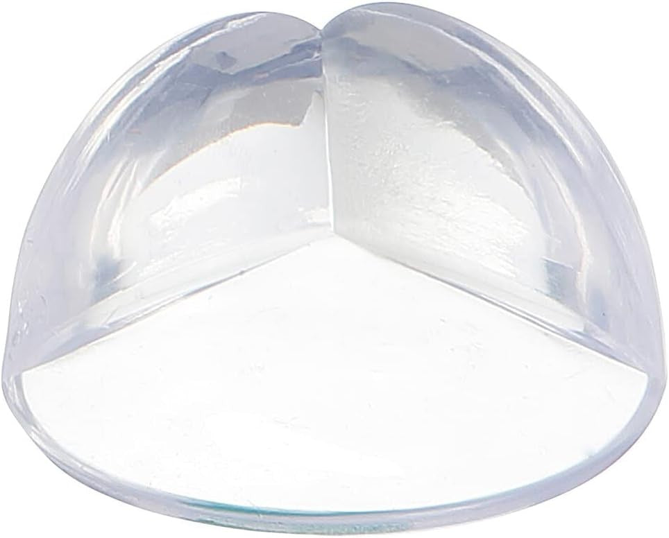 Paraspigoli Adesivo Protezione Angoli Arrotondati in Silicone - Set 8 Pz