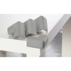 Paraspigoli Adesivo in NBR Parabordi Atossico Grigio - Set 4 Pz