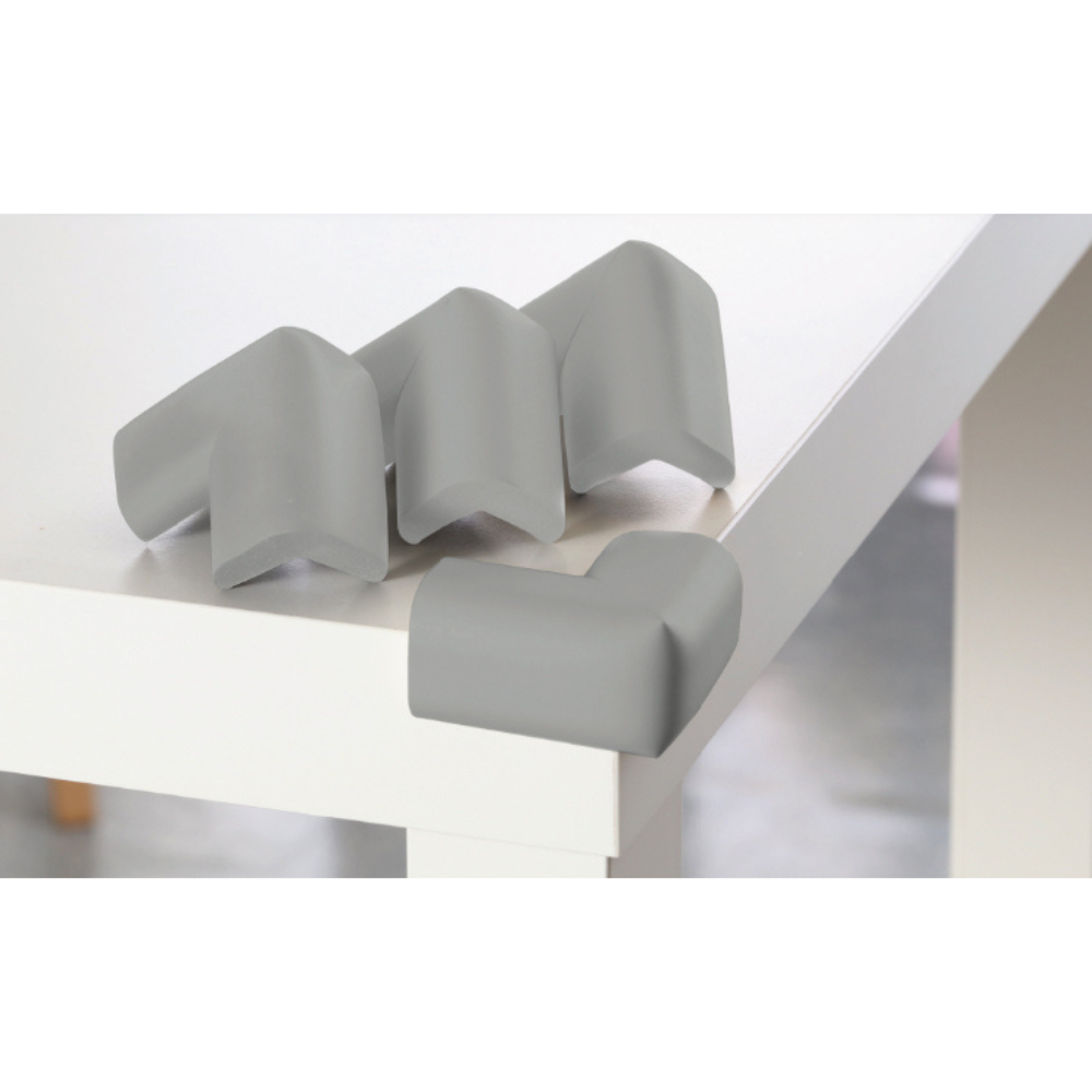 Paraspigoli Adesivo in NBR Parabordi Atossico Grigio - Set 4 Pz
