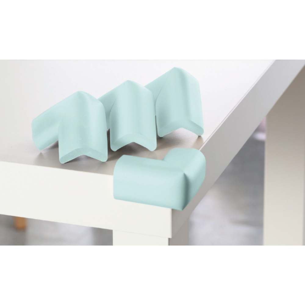 Paraspigoli Adesivo in NBR Parabordi Atossico Celeste - Set 4 Pz