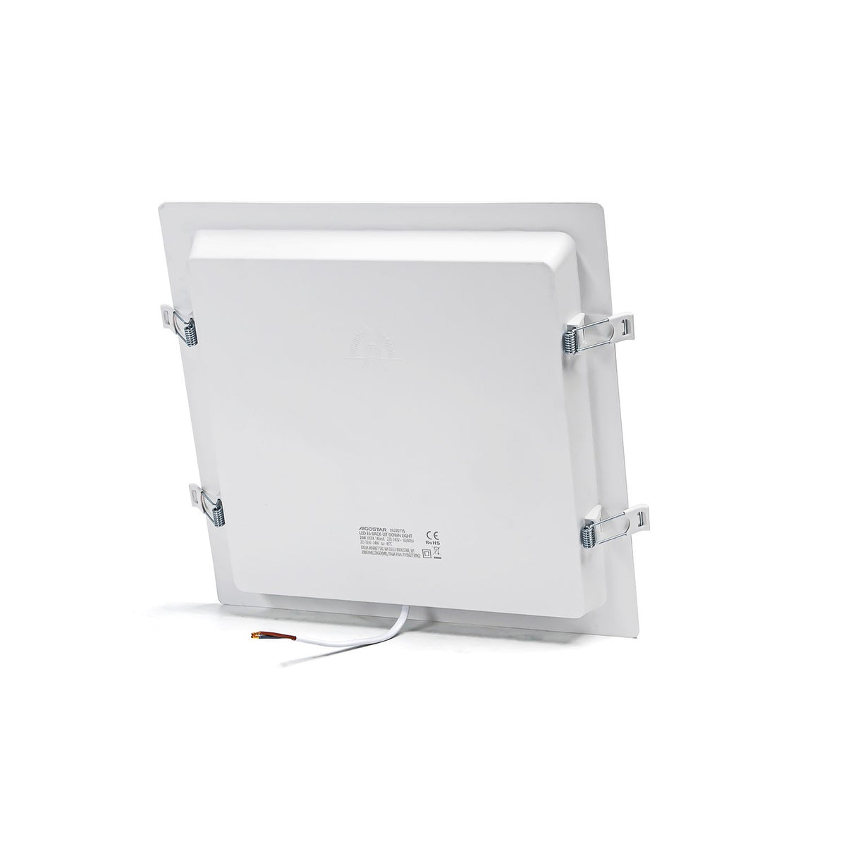 Faretto Led Da Incasso Quadrato 24W 6500K Retroilluminato Foro 265-275mm