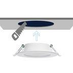 Faretto Led Faro Slim da Incasso 4W 6500K E6 Retroilluminato Foro 77-82mm