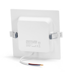 Faretto Led Da Incasso Quadrato 9W 4000k Retroilluminato Foro 110-120mm