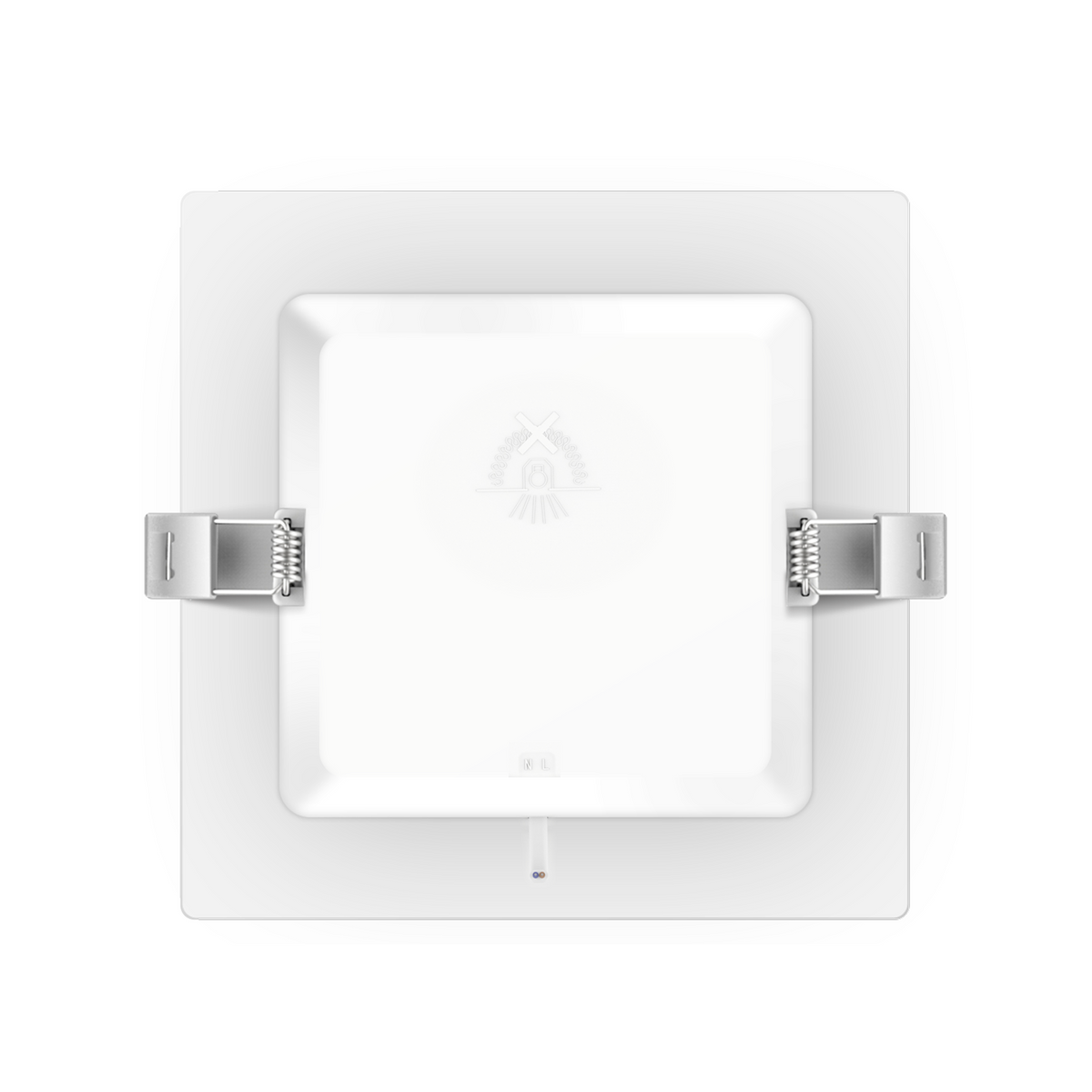Faretto Led Da Incasso Quadrato 6W 4000k Retroilluminato Foro 95-100mm