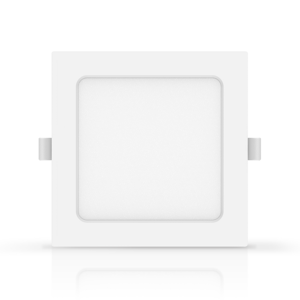 Faretto Led Da Incasso Quadrato 6W 6500k Retroilluminato Foro 95-100mm