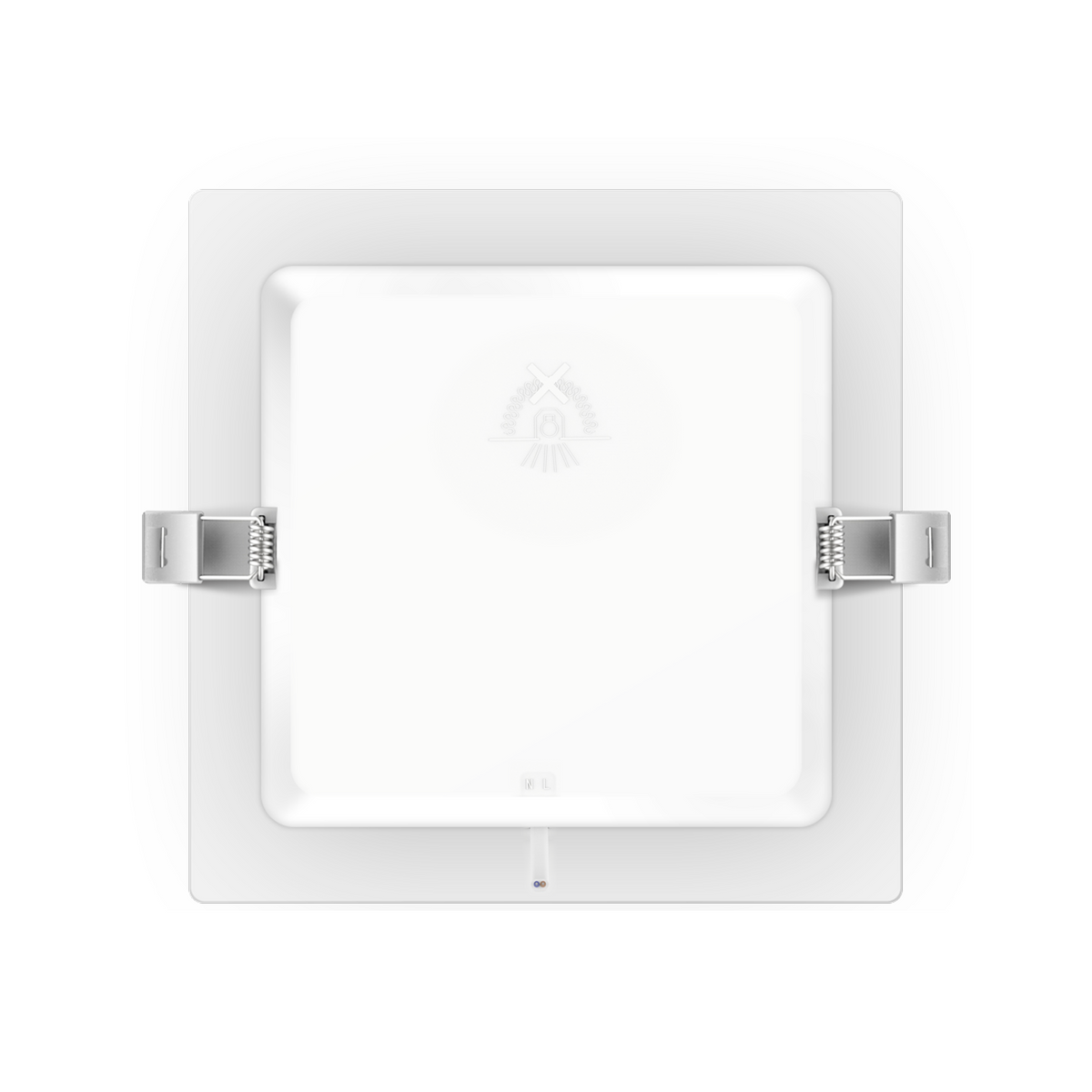 Faretto Led Da Incasso Quadrato 12W 4000K Retroilluminato Foro 140-150mm