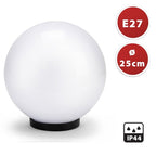 Ricambio Sfera Globo Bianca Opale D.250mm + Base per palo da 60mm