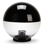 Ricambio Sfera Globo Trasparente/Nero D.300mm + Base per palo da 60mm