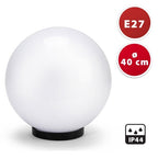 Ricambio Sfera Globo Bianca Opale D.400mm + Base per palo da 60mm