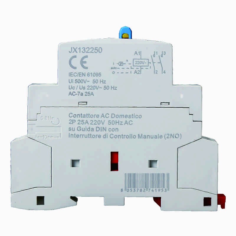 Ettroit Contattore AC Domestico 2P 25A 220v 50hz AC JX132250