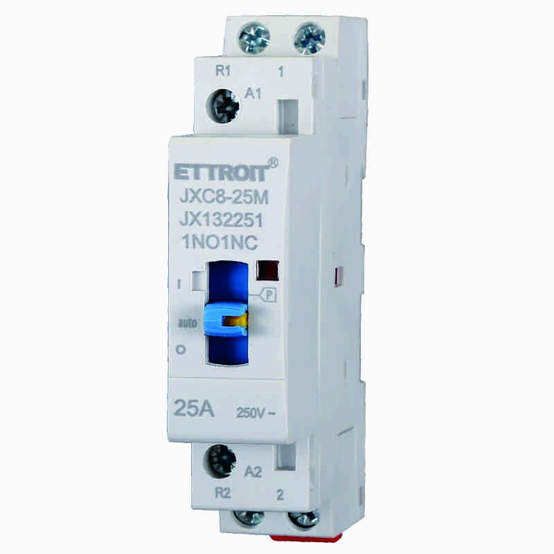 Ettroit Contattore AC Domestico 2P 25A 220v 50hz AC (1NO1NC) JX132251