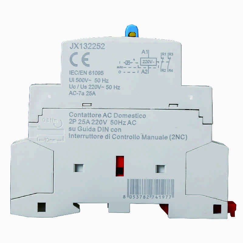 Ettroit Contattore AC Domestico 2P 25A 220v 50hz AC (2NC) JX132252