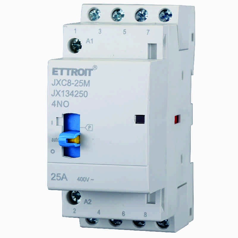 Ettroit Contattore Domestico 4P 25A 220v 50hz AC (4NO) JX134250