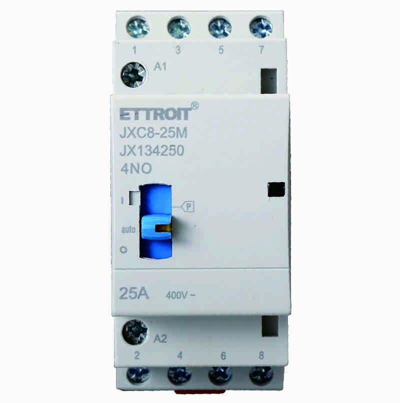 Ettroit Contattore Domestico 4P 25A 220v 50hz AC (4NO) JX134250
