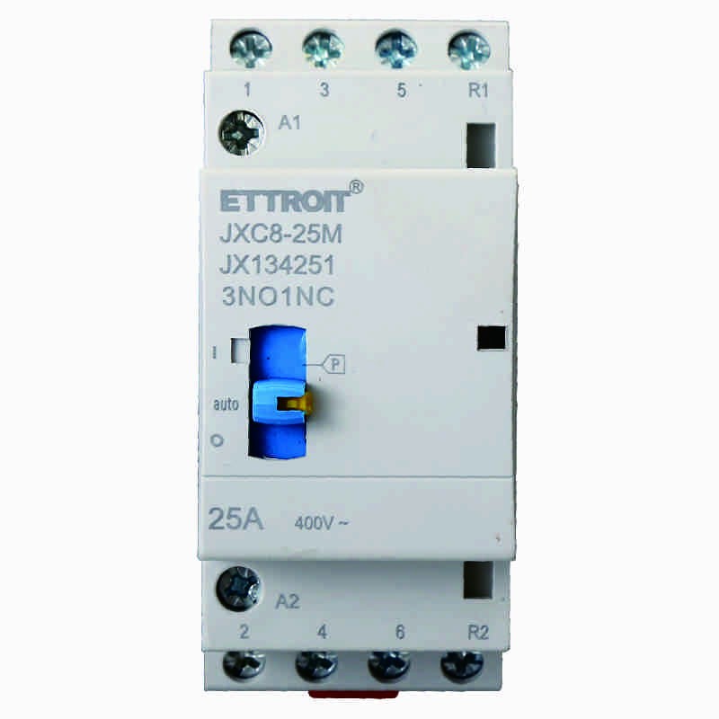 Ettroit Contattore Domestico 4P 25A 220v 50hz AC (3NO1NC) JX134251
